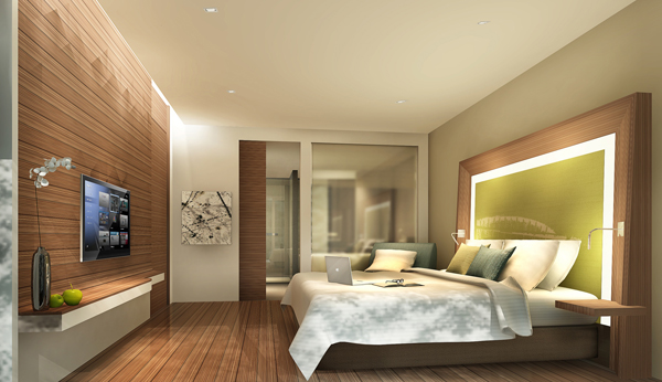 Serviced-apartment - Bedroom